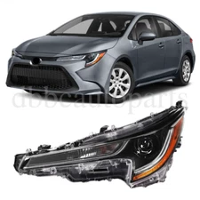 Fit For 2020-2022 Toyota Corolla L LE Headlights Left Driver Side LH