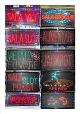 INSEGNA LUMINOSA A LED PERSONALIZZATA 65x35 CM.