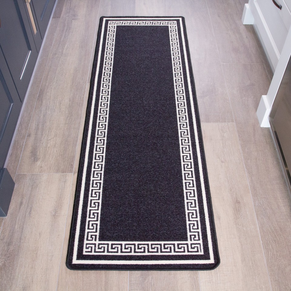 Machine Washable Non Slip Hall Runner Rugs Cheap New Long Easy Clean