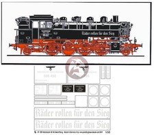 Peddinghaus 1/35 BR 86 Deutsche Reichsbahn Steam Locomotive Markings WWII 1858