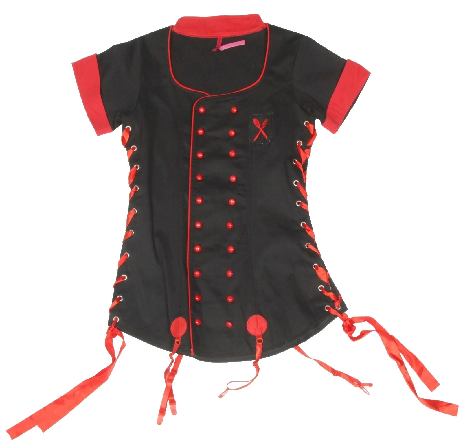 Disfraces de Algodón Maid & camarero para Mujeres