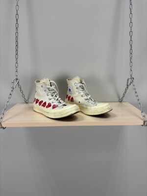 Womens sneakers Converse Play Comme des Garcons Size 37.5 Duties Paid (USA)