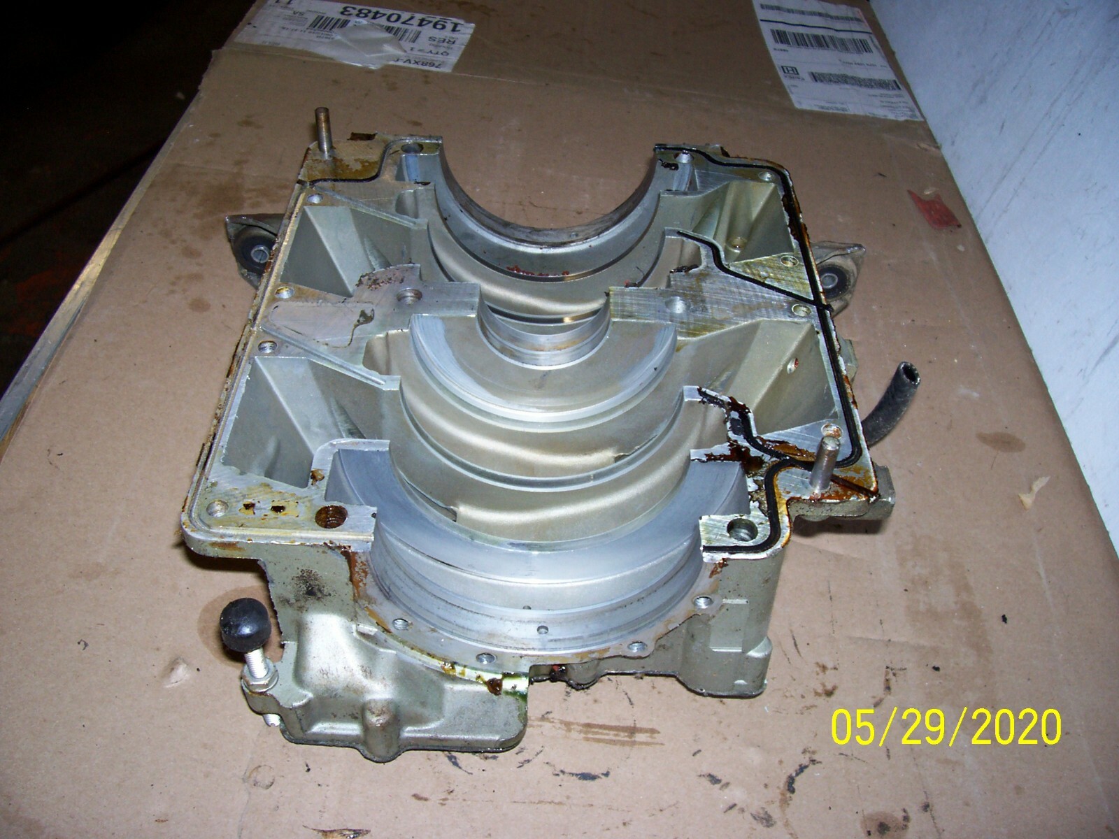 1975 Johnson Evinrude OMC 85 115 135 HP V4 Engine Block Crankcase fresh ...