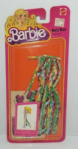 Vintage Barbie Doll Variation Best Buy Fashions 1359 Vintage NOS Dress Outfit