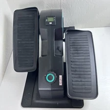 Cubii Compact Under Desk Elliptical F3A2 Black And Teal Digital Tracker Display