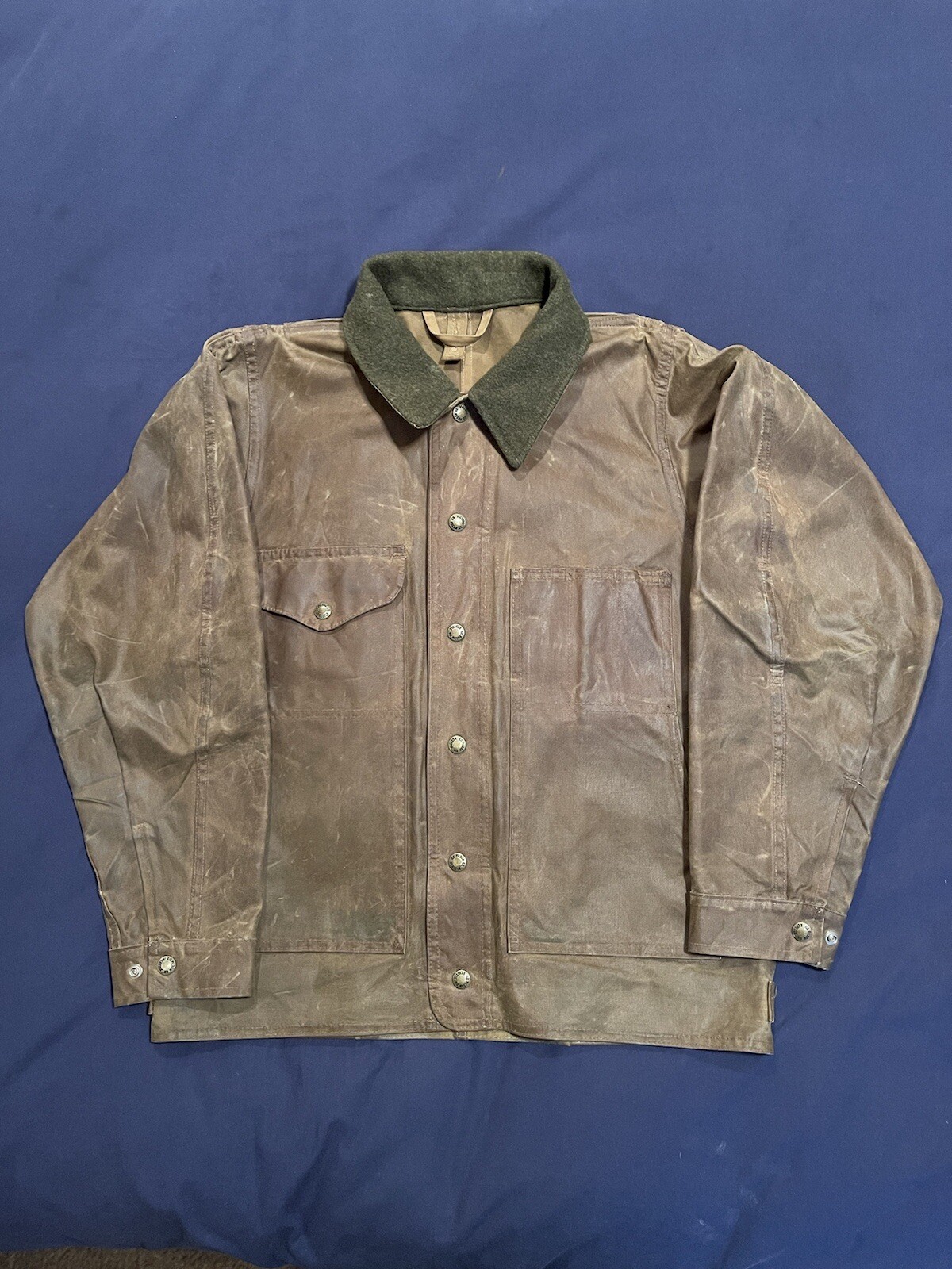 Filson Tin Cloth Jacket Style 10007 Size Small (fits … Gem