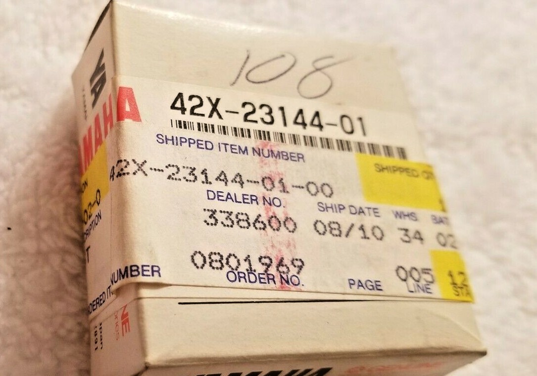 A-DOGG様確認 NEW/NOS GENUINE YAMAHA Front Fork Dust Seal - #42x-23144-01-00 | eBay