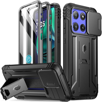 For Moto G Stylus 5G 2025 Case Poetic Built-in-Screen Slide