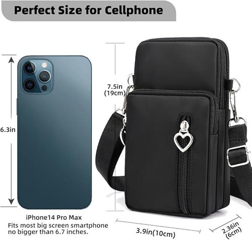 JANKS Small Crossbody Bags for Women Mini Cell Phone Purses with Crossbody Strap - Picture 3 of 6