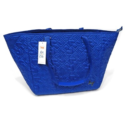 NEW   Lug Love Avion Sapphire Travel Tote Quilted Weekender XL