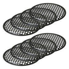 6.5" Sub Woofer Metal Waffle Grills Universal Speaker Mid Range - 4 Pairs