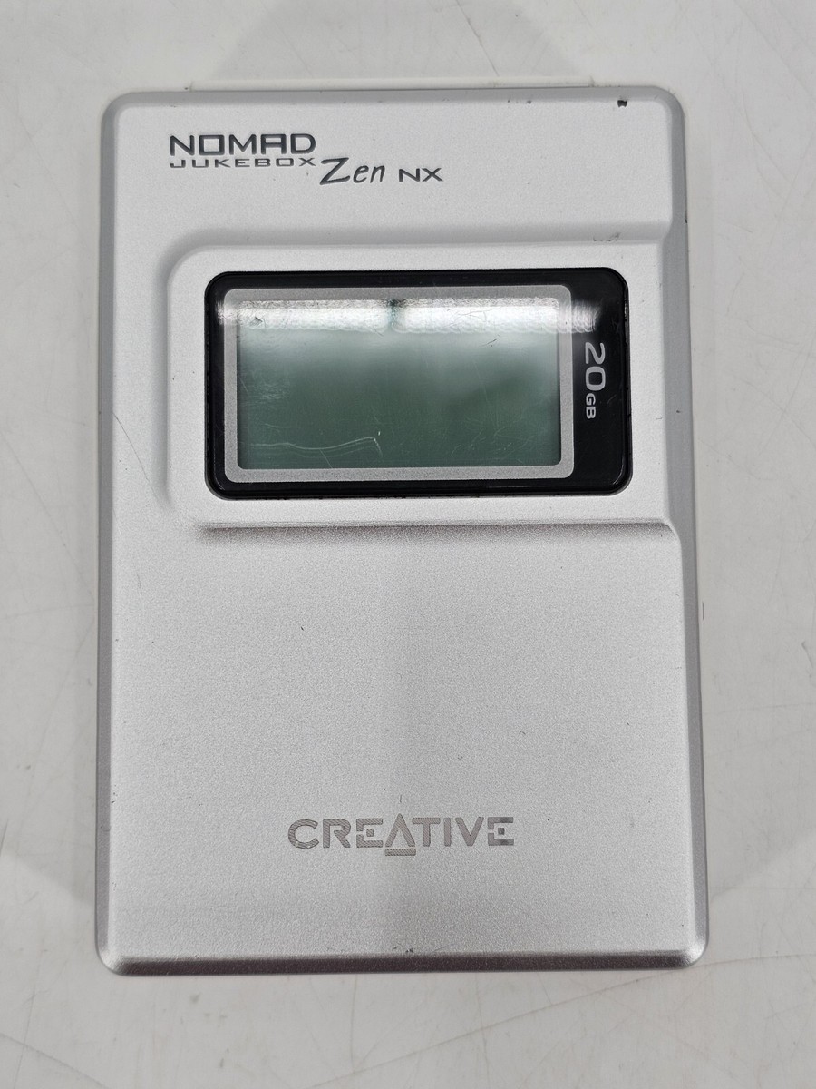 Creative Nomad Jukebox Zen NX 20GB UNTESTED | eBay