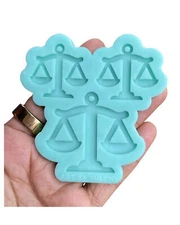 Libra Justice Scale Mold / Legal & Astrology Mold / Earrings & Keychain Making