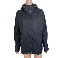 Quechua Jacket Womens Medium Black Hiking Rain