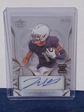 Javon Baker 2024 Leaf Trinity Football Clear Rookie XRC Auto 30/99 Alabama UCF