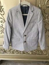 Nordstrom Boys Searsucker Blazer Size 7