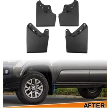 4Pcs Fits 2024-2025 Toyota Tacoma Front& Rear Splash Guards Mud Flaps Mudguard