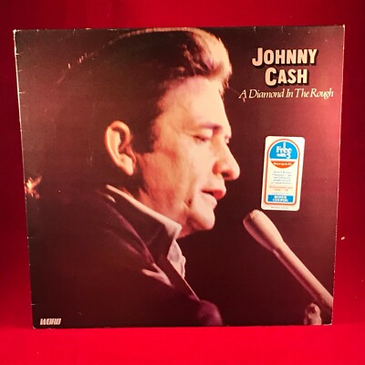 JOHNNY CASH A Diamond In The Rough 1983 UK VINYL LP Peace In The Valley GOSPEL