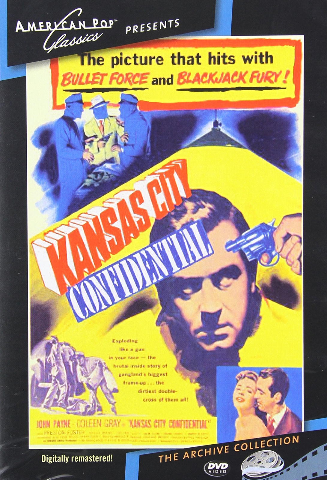 Kansas City Confidential (DVD) John Payne Neville Brand Preston Foster