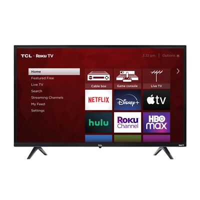 ruk　ファイヤスティック無し　TCL32インチ OPEN BOX* TCL 32 inch Smart TV Roku Black | eBay
