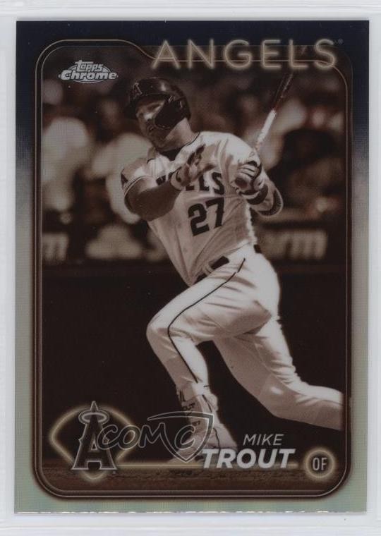 2024 Topps Chrome Sepia Refractor Mike Trout #200