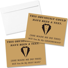 8 Pieces Groomsmen Proposal Gift Proposal Cards 7 Pieces Will You Be My Groomsma