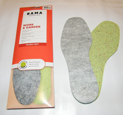 BAMA WORK & GARDEN 42/43 EINLEGESOHLE GEGEN KÄLTE & FEUCHTIGKEIT ARBEITSSCHUHE