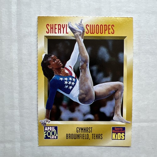 1997 Sports Illustrated Kids SHERYL SWOOPES April Fool Card Cut #575 Parody