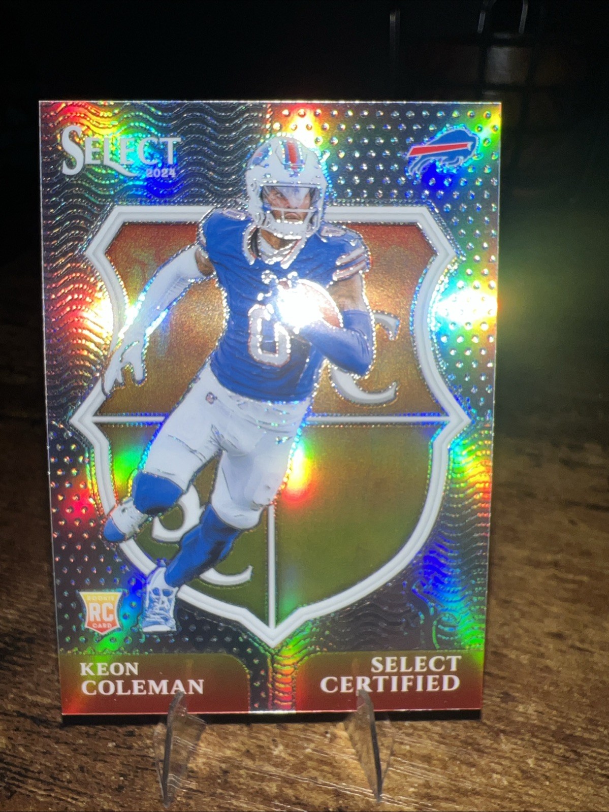 2024 Panini Select - Select Certified Rookies Silver Keon Coleman #13 (RC) RARE