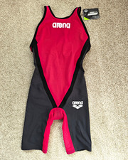 arena Powerskin Carbon Flex Damen Wettkampf-Badeanzug Schwarz/Pink  Gr. D26