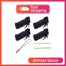 Anjpuy 4 Pieces 53 Inche's Drawstring Cords Replacement Drawstrings with Easy Th