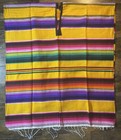 Mexican Serape Colorful Poncho For In The Mountains, Concerts, And All Seasons — photo 2
