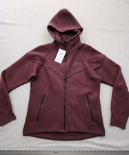 New Nike Tech Fleece Women s Windrunner Hoodie Burgundy Crush Sz Medium 135