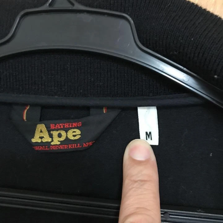 A BATHING APE (BAPE) Giacca Bape Super Coach UOMO Nera JP taglia M usata in ottime condizioni streetwear