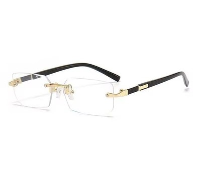 Modische Brille Unisex, Fashion For Men And For Women, Designer Brille Rahmenlos
