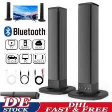 Bluetooth Soundbar TV-PC Sound System 3D Surround Subwoofer Altoparlante USB,