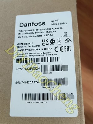 1 PCS Brand New IN BOX Danfoss FC-051P3K0T4E20H3BXCXXXSXXX 132F0024