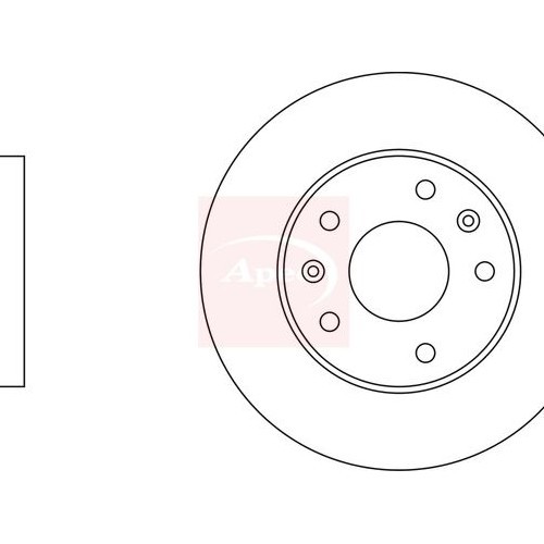 APEC Brake Disc DSK831