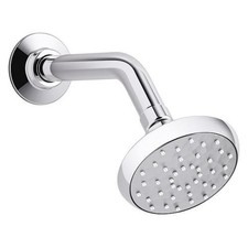 1Pc Shower Head, Polished Chrome, Wall