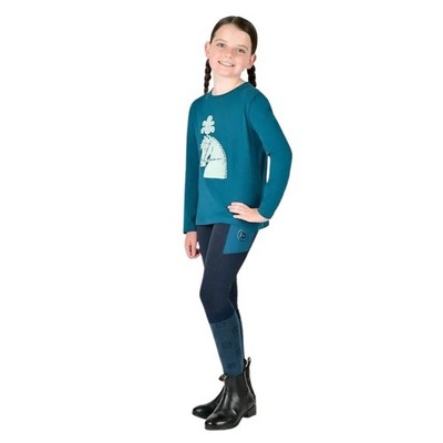 Dublin Kinder T-Shirt Mohn Puffärmel - 6 Jahre