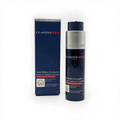 Clarins Men Anti Aging Firming Line Control Cream Renews   1.7 Oz New