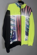 NIKE Air 90s Gray Tag Reversible Windbreaker/...