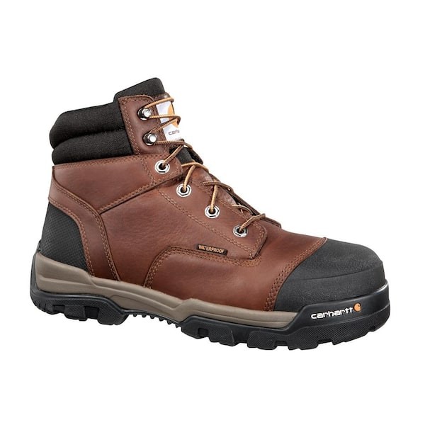 Botas de trabajo impermeables con puntera compuesta Ground Force de 6" para hombre Carhartt cacahuete - CME6