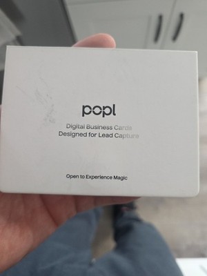 Popl Business Card New Has Not Been Activated 