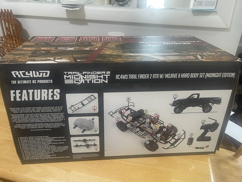 RC4WD Trail Finder 2 RTR Toyota Pickup Hard Body Set (Black) Midnight Edition - Picture 4 of 6