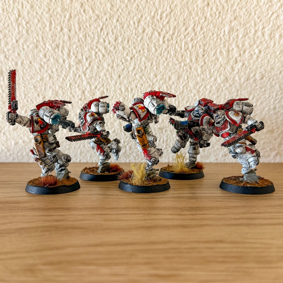 Warhammer 40000 White Scars バンドル取引 Warhammer 40k White Scars - Painted Assault Intercessors w/ Jump