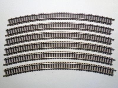 FLM PICCOLO 9135 gebogenes Gleis R4 30° 6 Stück (22095)