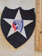 1960s US Army Theater Made ARVN 2nd Infantry Division Patch L K