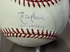 RANDY JOHNSON signed 2001 Rawlings WORLD SERIES Baseball MLB & Goldin Cert