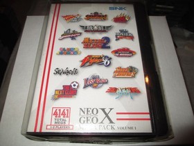 SNK GOLD LIMITED EDITION NEO GEO X CONSOLE + MEGA PACK *SEALED NINJA MASTERS*